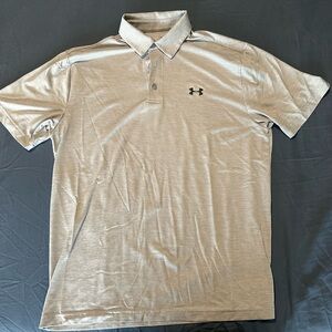 Under Armour Men's Light Gray‎ Polo Shirt